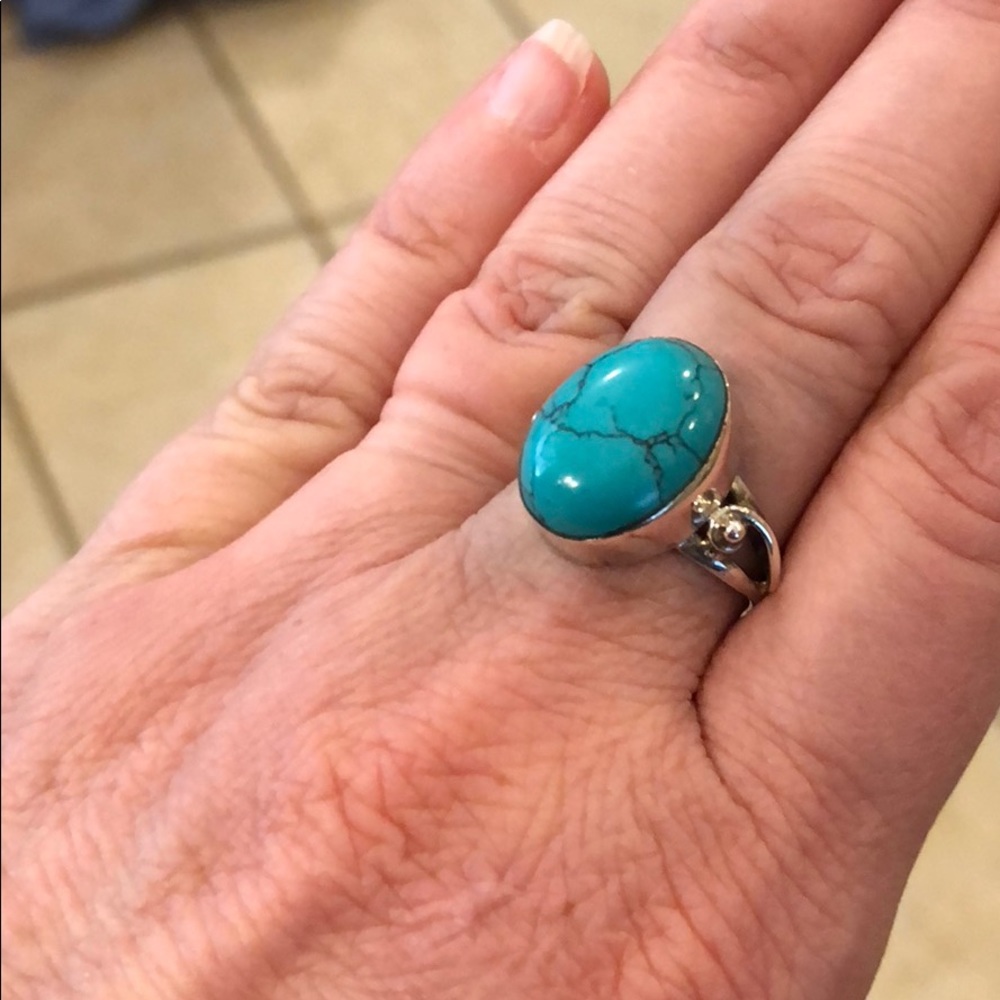 Sterling and Turquoise Ring